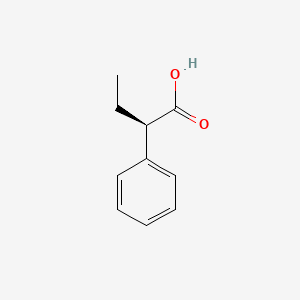 (R)-2-Phenylbutanoic acid chemical structure (CAS 938-79-4)