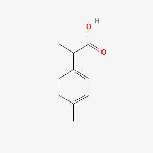 2-(p-Tolyl)propanoic acid chemical structure (CAS 938-94-3)