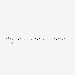 2-Propenoic acid, isooctadecyl ester chemical structure (CAS 93841-48-6)