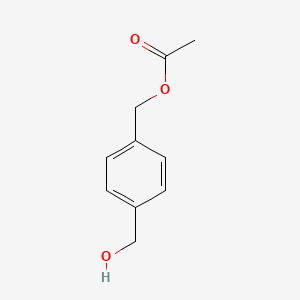 4-(Hydroxymethyl)benzyl acetate chemical structure (CAS 93914-54-6)