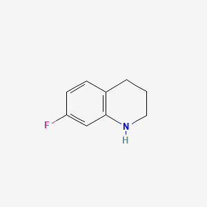 7-Fluoro-1,2,3,4-tetrahydroquinoline chemical structure (CAS 939758-75-5)