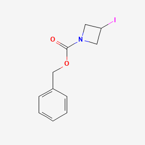 Benzyl 3-iodoazetidine-1-carboxylate chemical structure (CAS 939759-26-9)