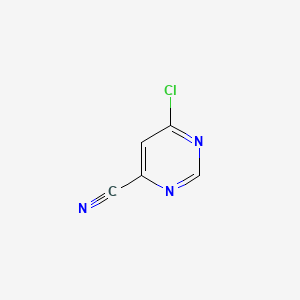 6-Chloropyrimidine-4-carbonitrile chemical structure (CAS 939986-65-9)