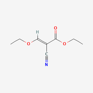 Ethyl (ethoxymethylene)cyanoacetate chemical structure (CAS 94-05-3)
