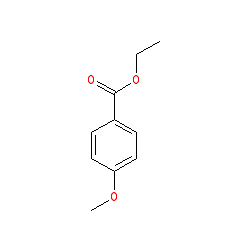 Ethyl 4-methoxybenzoate chemical structure (CAS 94-30-4)