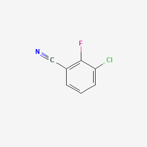 3-Chloro-2-fluorobenzonitrile chemical structure (CAS 94087-40-8)