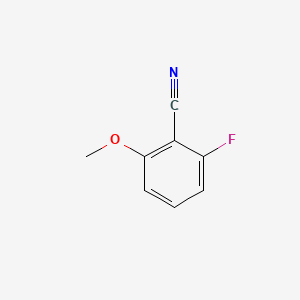 2-Fluoro-6-methoxybenzonitrile chemical structure (CAS 94088-46-7)