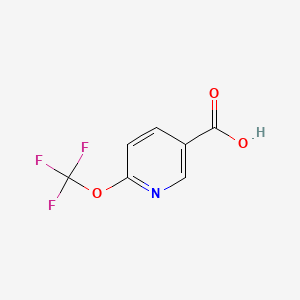 6-(Trifluoromethoxy)nicotinic acid chemical structure (CAS 940895-85-2)