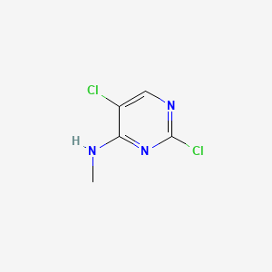 2,5-Dichloro-N-methylpyrimidin-4-amine chemical structure (CAS 940927-35-5)