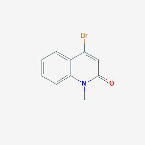 4-Bromo-1-methylquinolin-2(1H)-one chemical structure (CAS 941-72-0)