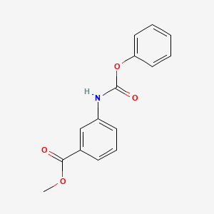 Methyl 3-((phenoxycarbonyl)amino)benzoate chemical structure (CAS 941133-48-8)