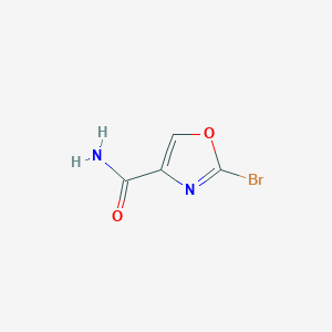 2-Bromooxazole-4-carboxamide chemical structure (CAS 941306-42-9)