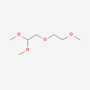 (2-Methoxyethoxy)acetaldehyde dimethyl acetal chemical structure (CAS 94158-44-8)