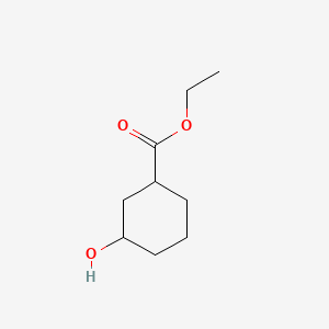 Ethyl 3-hydroxycyclohexanecarboxylate chemical structure (CAS 94160-25-5)