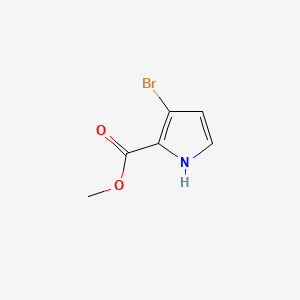 Methyl 3-Bromopyrrole-2-carboxylate chemical structure (CAS 941714-57-4)