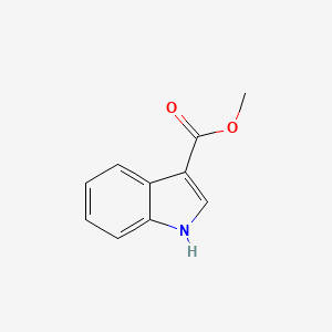 Methyl indole-3-carboxylate chemical structure (CAS 942-24-5)