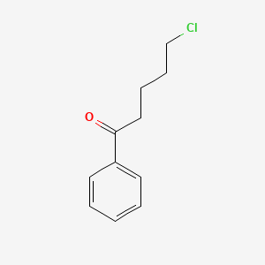 5-Chloro-1-phenylpentan-1-one chemical structure (CAS 942-93-8)