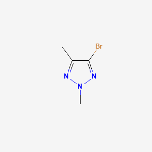 4-Bromo-2,5-dimethyl-2H-1,2,3-triazole chemical structure (CAS 942060-54-0)