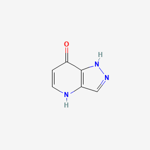 1H-Pyrazolo[4,3-b]pyridin-7(4H)-one chemical structure (CAS 94220-42-5)