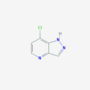 7-Chloro-1H-pyrazolo[4,3-b]pyridine chemical structure (CAS 94220-43-6)