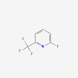 2-Fluoro-6-(trifluoromethyl)pyridine chemical structure (CAS 94239-04-0)
