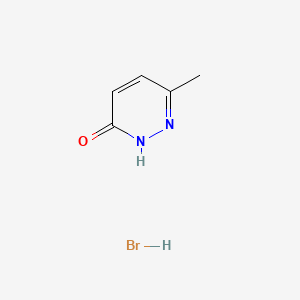 6-Methylpyridazin-3(2H)-one Hydrobromide chemical structure (CAS 94248-99-4)