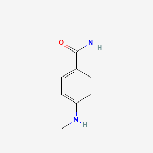 N-Methyl-4-(methylamino)benzamide chemical structure (CAS 942840-87-1)