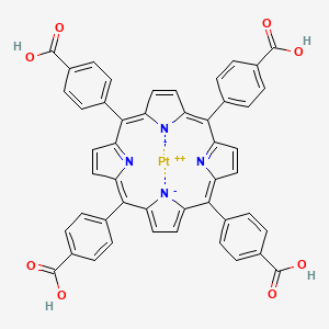 PT(II) meso-Tetra (4-carboxyphenyl) porphine chemical structure (CAS 94288-45-6)