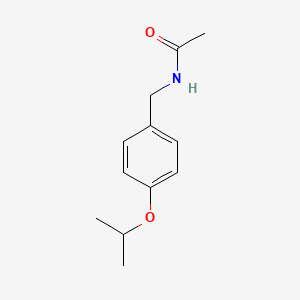 N-(4-Isopropoxybenzyl)acetamide chemical structure (CAS 943129-37-1)