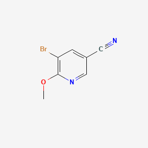 5-Bromo-6-methoxynicotinonitrile chemical structure (CAS 943153-51-3)