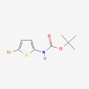 tert-Butyl (5-bromothiophen-2-yl)carbamate chemical structure (CAS 943321-89-9)