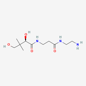 (R)-N-(3-((2-Aminoethyl)amino)-3-oxopropyl)-2,4-dihydroxy-3,3-dimethylbutanamide chemical structure (CAS 943528-71-0)