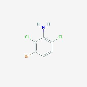 3-Bromo-2,6-dichloroaniline chemical structure (CAS 943830-82-8)