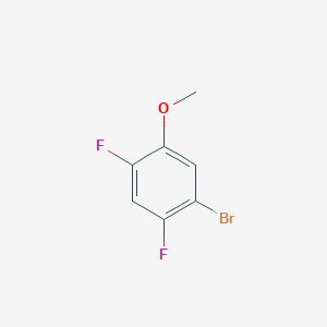 1-Bromo-2,4-difluoro-5-methoxybenzene chemical structure (CAS 943831-06-9)