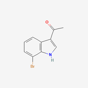1-(7-Bromo-1H-indol-3-yl)ethanone chemical structure (CAS 944086-09-3)