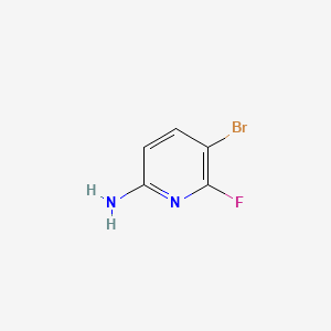 5-Bromo-6-fluoropyridin-2-amine chemical structure (CAS 944401-65-4)
