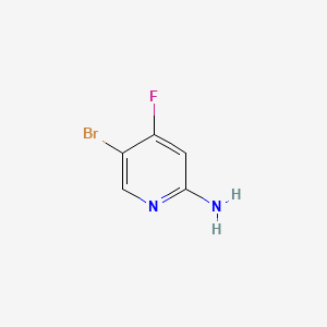 5-Bromo-4-fluoropyridin-2-amine chemical structure (CAS 944401-69-8)