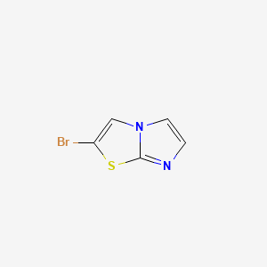 2-Bromoimidazo[2,1-b]thiazole chemical structure (CAS 944581-09-3)