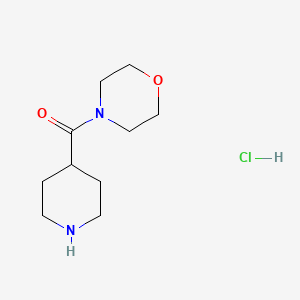 Morpholino(piperidin-4-yl)methanone hydrochloride chemical structure (CAS 94467-73-9)