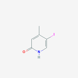 5-Iodo-4-methylpyridin-2-ol chemical structure (CAS 944718-23-4)