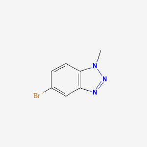 5-Bromo-1-methyl-1H-benzo[d][1,2,3]triazole chemical structure (CAS 944718-31-4)