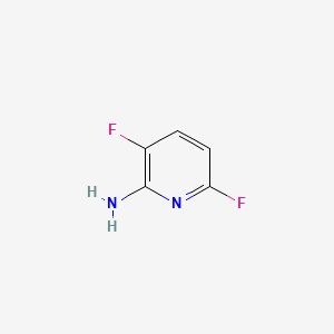 3,6-Difluoropyridin-2-amine chemical structure (CAS 944799-22-8)