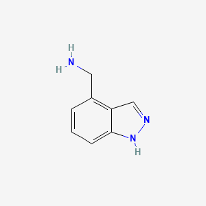 (1H-Indazol-4-yl)methanamine chemical structure (CAS 944898-72-0)