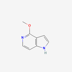 4-Methoxy-1H-pyrrolo[3,2-c]pyridine chemical structure (CAS 944900-76-9)