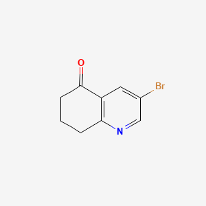 3-Bromo-7,8-dihydroquinolin-5(6H)-one chemical structure (CAS 944905-54-8)