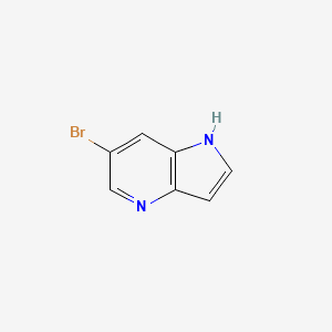 6-Bromo-1H-pyrrolo[3,2-b]pyridine chemical structure (CAS 944937-53-5)