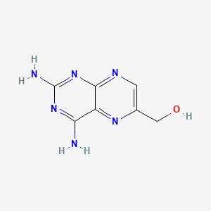 (2,4-Diaminopteridin-6-yl)methanol chemical structure (CAS 945-24-4)