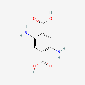 2,5-Diaminoterephthalic acid chemical structure (CAS 945-30-2)