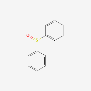 Sulfinyldibenzene chemical structure (CAS 945-51-7)