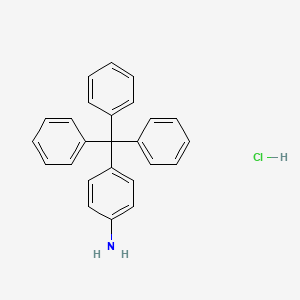 4-Tritylaniline hydrochloride chemical structure (CAS 945018-87-1)